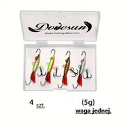 Dovesun - 4-częściowy zestaw do wędkowania pod lodem. 5,1 cm