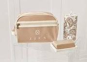 LUKSUSOWA Kosmetyczka damska Maciej Zień BEŻ NOWA