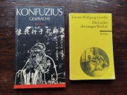 Konfuzius (Konfucjusz), Gespräche / Goethe, Die Leiden des jungen Werter