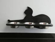 KOCI BUFET - FRANEK. Zestaw podwieszany z miskami