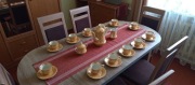 Serwis Kawowo - Herbaciany Porcelana Włocławek PRL Komplet Na 12 Osób