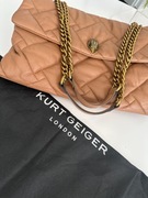 Kurt Geiger Kensington Soft XXL Bag - Camel skóra naturalna
