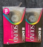 2x Kasety Emtec Sound 60