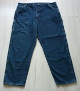 Duże męskie spodnie jeansowe WRANGLER rozmiar 4XL W44 L32 granatowe z USA!