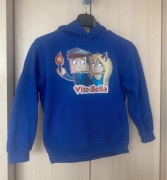 Niebieska bluza z kapturem, Vito i Bella , r. 122/128 (6-7 lat)