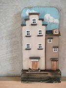 Drewniany wieszak na klucze