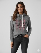 Bluza damska S 36 sportowa szara bez kaptura