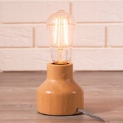 LAMPA DREWNO BUKU kolor naturalny okrągła 