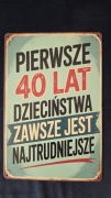 Zabawna metalowa tablica dla Faceta , Mężczyzny