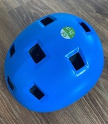 kask rowerowy niebieski
