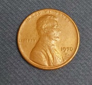 USA 1 cent Lincoln Head 1970 r. D