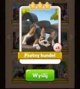 Psotny kundel KARTA COIN MASTER 