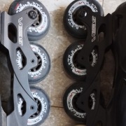 Podwozie od Seba Trix 2 4x80 mm - komplet koła, szyna, łożyska i śruby.