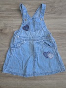 Sukienka jeansowa baby Gap rozm. 80/86 - 12/18 m-cy 