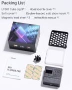 Ulanzi VL49 RGB Pro magnetyczna lampa LED LT001