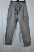 Spodnie Brave Soul szare cargo 32, bawełna, nowe z metkami