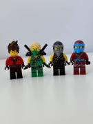 LEGO Ninjago minifigurki Kai, Lloyd, Cole, Nya
