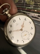 Zegarek kieszonkowy Omega 50mm srebro 