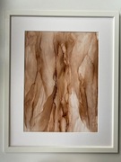 Obraz abstrakcyjny Dunes malowany ręcznie A3