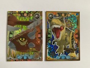 Karta limitowana Lego Jurassic World T.Rex #LE1 + Ankylosaurus #101