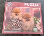 Nowe puzzle psy pieski pomeranian 1000 elementów nowe