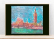 Londyn obrazek A4, Londyn plakat 21x30