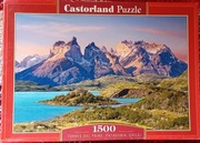 Puzzle 1500 el. Torres del Paine, Patagonia, Chile. Castorland