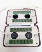 Zabytkowa Ostrzałka do Żyletek SIEGER - Komplet PRL