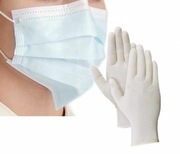  1 x Maseczka maska filtr 3-W + 2 Pary Rękawiczki