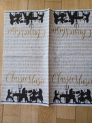 Serwetka 32 x 32 cm nuty, muzyczna, dekupaż