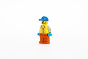 Figurka Lego City cty1521 Śmieciarz recycling worker 60386