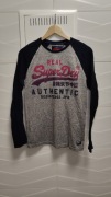 Koszulka Superdry r. S longsleeve szara vintage