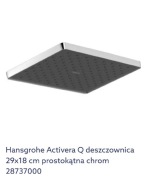 Deszczownica HANSGROHE,  NOWA