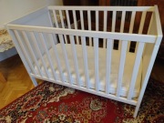 Łóżeczko dziecięce Ikea Sundvik + dodatki