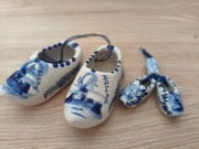 Blue delft buty chodaki zawieszki 2pary