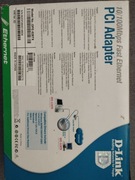 PCI adapter,D-Link, Ethernet.NOWY.