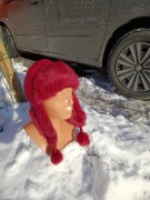 czapka z naturalnej skóry 