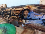 Wieszak na kurtki - drewniany