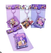 4 notesy na breloczku 5,5x7 cm Łowczynie demonów Huntrix Demon Hunters