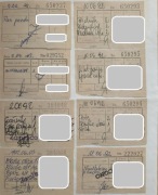 Paragony zakupu części Fiat 126 p z czerwca 1992 r. 