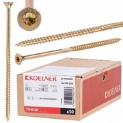 KOELNER wkręty ciesielskie do drewna 6x140mm - 50SZT