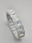 Bransoletka elastyczna z kryształami cyrkoniami