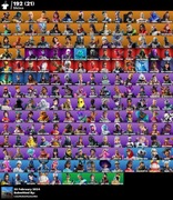 Konto fortnite 192 skiny