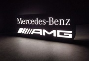 Lampka Mercedes AMG Lightbox prezent nocna LED 