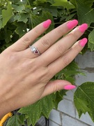 Srebrny pierścionek z cyrkonią srebro 925