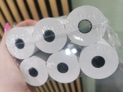 Rolki do kasy białe 