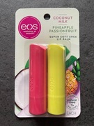 EOS 100% Natural Organic Lip Balm – dwa smaki ananas i passion fruit