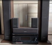 Zestaw audio SONY: amplituner + głośniki + dvd - stan dobry