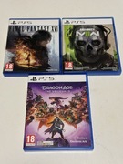 Gry ps5 Zestaw 3 gier Super na prezent