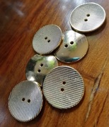 Metalowe guziki złote 20 mm